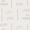 Adaline at the Station graphic featuring the logo of our apartments for rent in Sachse, TX, featuring text and drawings.